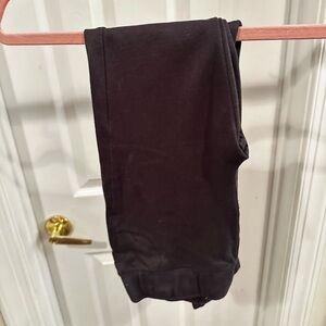 Du Pareil Au Même Black Leggings - size: 6 years